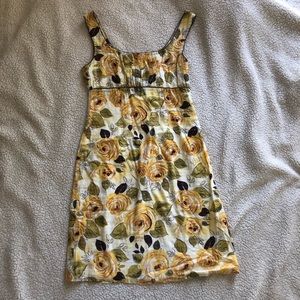 Cabi | Yellow Floral Dress